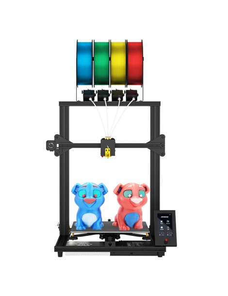 Zonestar Z8PM4 Pro Stampante 3D 4 Titan Extruders miscelazione colore 4 in1 out livellamento automatico 300 * 300 * 400 mm