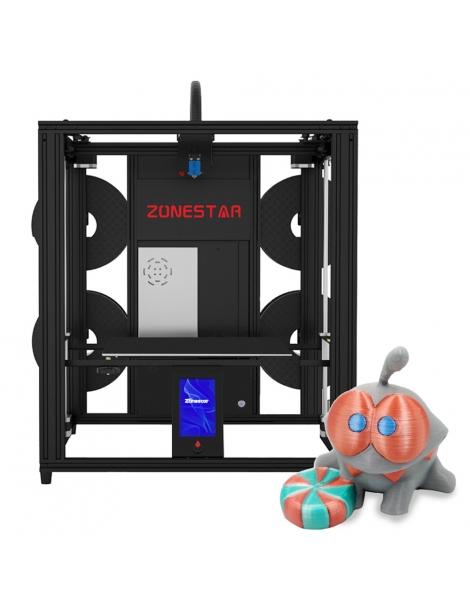 Zonestar Z9V5MK6 Stampante 3D A 4 Estrusori 4 In 1 Out Color-Mixing Livellamento Automatico Scheda Madre A 32 Bit