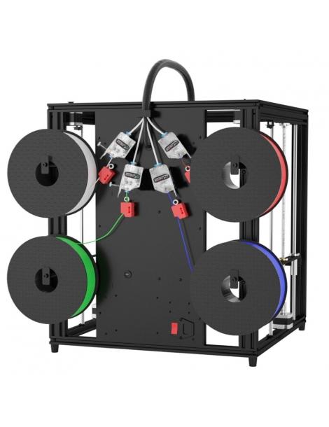 Zonestar Z9V5MK6 Stampante 3D A 4 Estrusori 4 In 1 Out Color-Mixing Livellamento Automatico Scheda Madre A 32 Bit