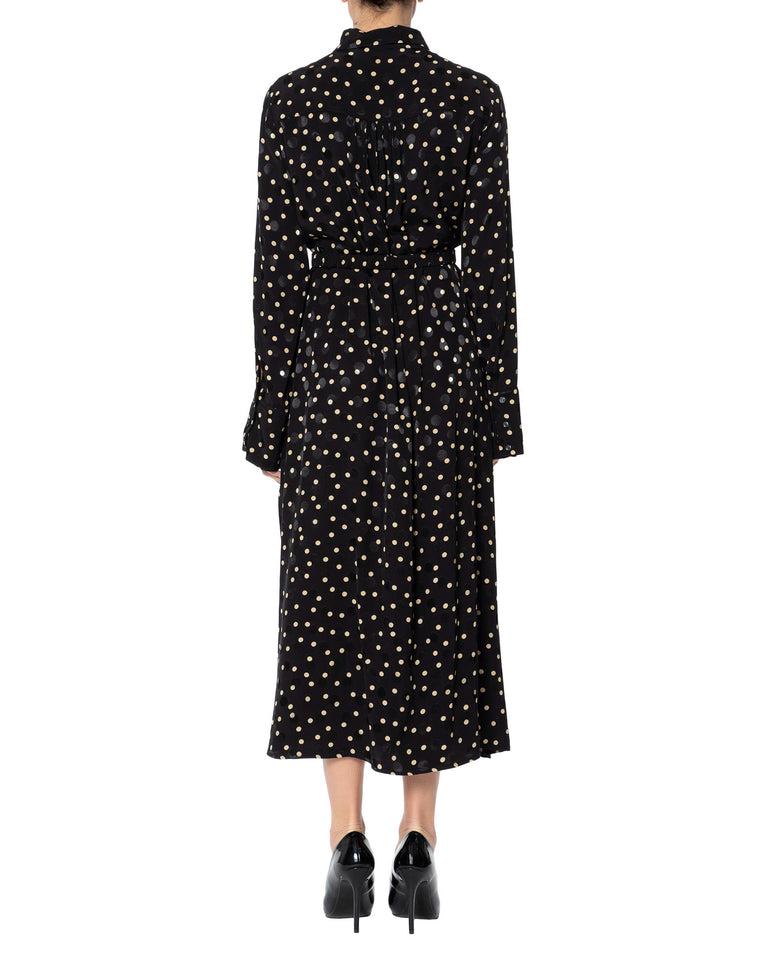 Rrue Bisquit CHEMISIER POIS