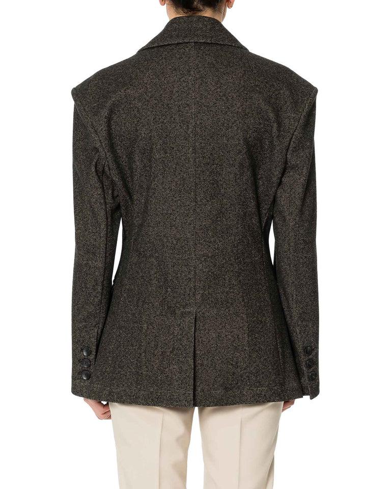 Rrue Bisquit GIACCA OVER TWEED