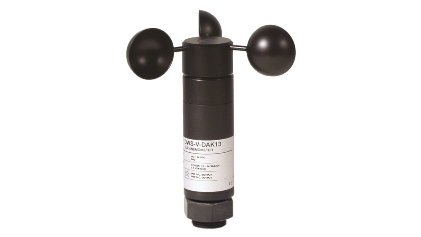 Rs-Online Anemometro Carlo Gavazzi 5m per uso con Edifici gru case verdi stazioni meteorologiche turbine eoliche