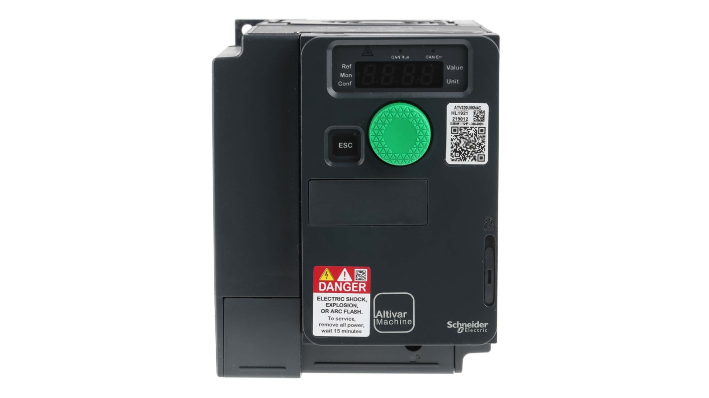 Rs-Online Avviatore A Velocità Variabile Schneider Electric 0 55 KW 400 V C.a. 3 Fasi 0.1 → 599Hz