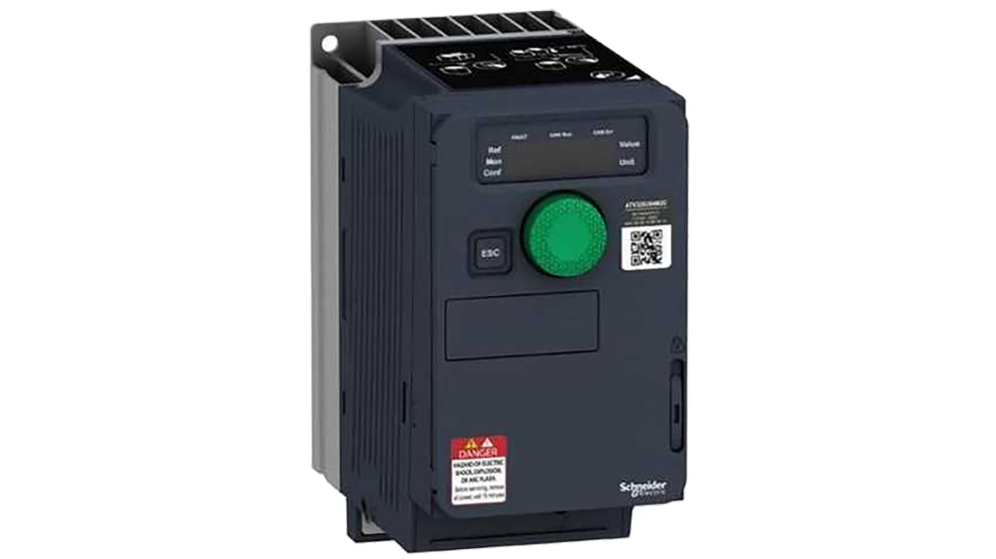 Rs-Online Avviatore A Velocità Variabile Schneider Electric 0 37 KW 400 V C.a. 3 Fasi 0.1 → 599Hz