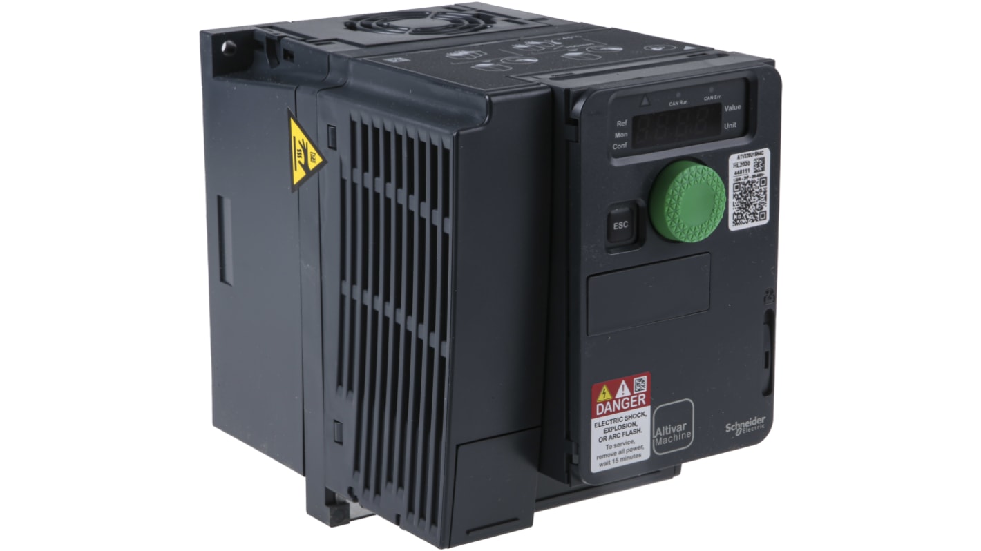 Rs-Online Avviatore A Velocità Variabile Schneider Electric 1 5 KW 400 V C.a. 3 Fasi 0.1 → 599Hz