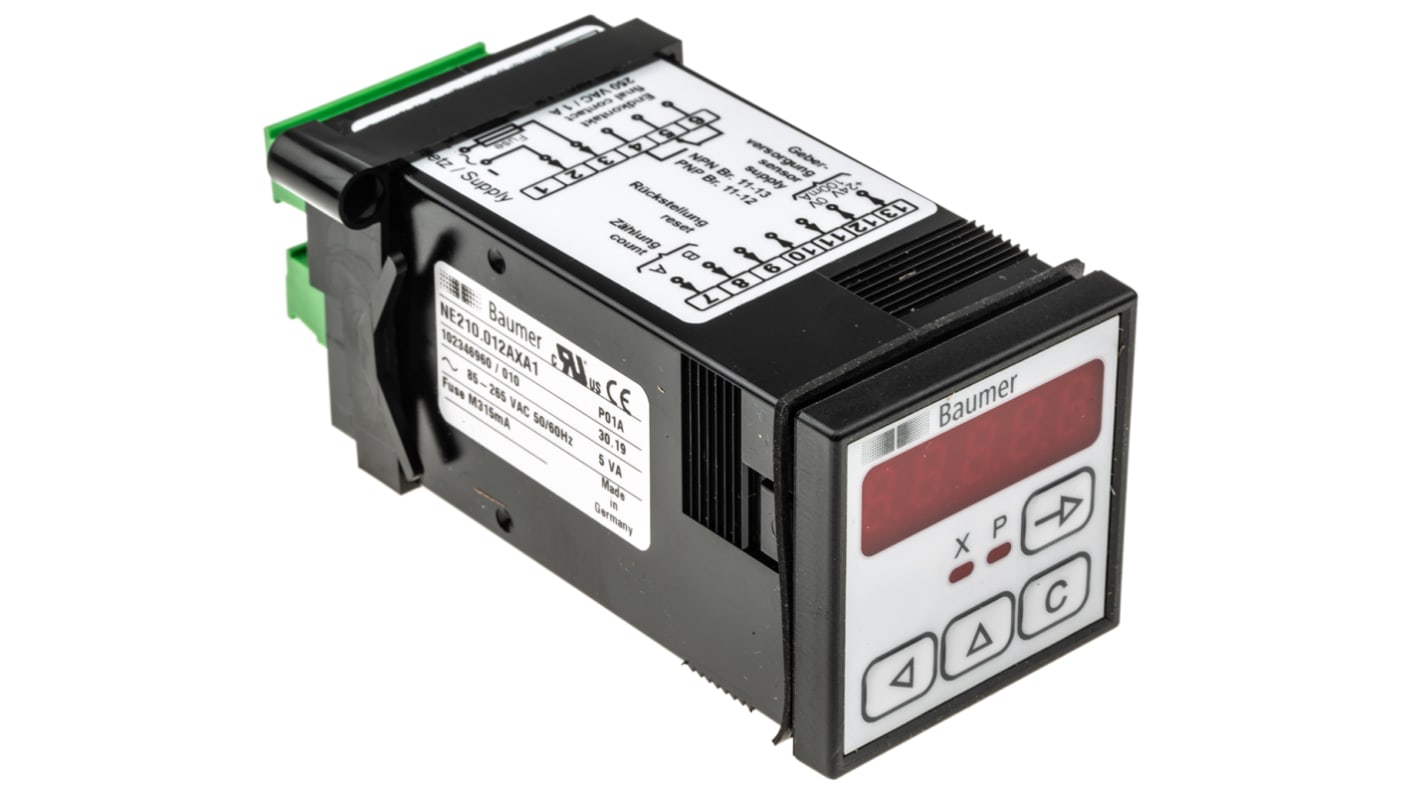 Rs-Online Contatore Baumer 10kHz display LED 5 cifre 115 → 230 V c.a