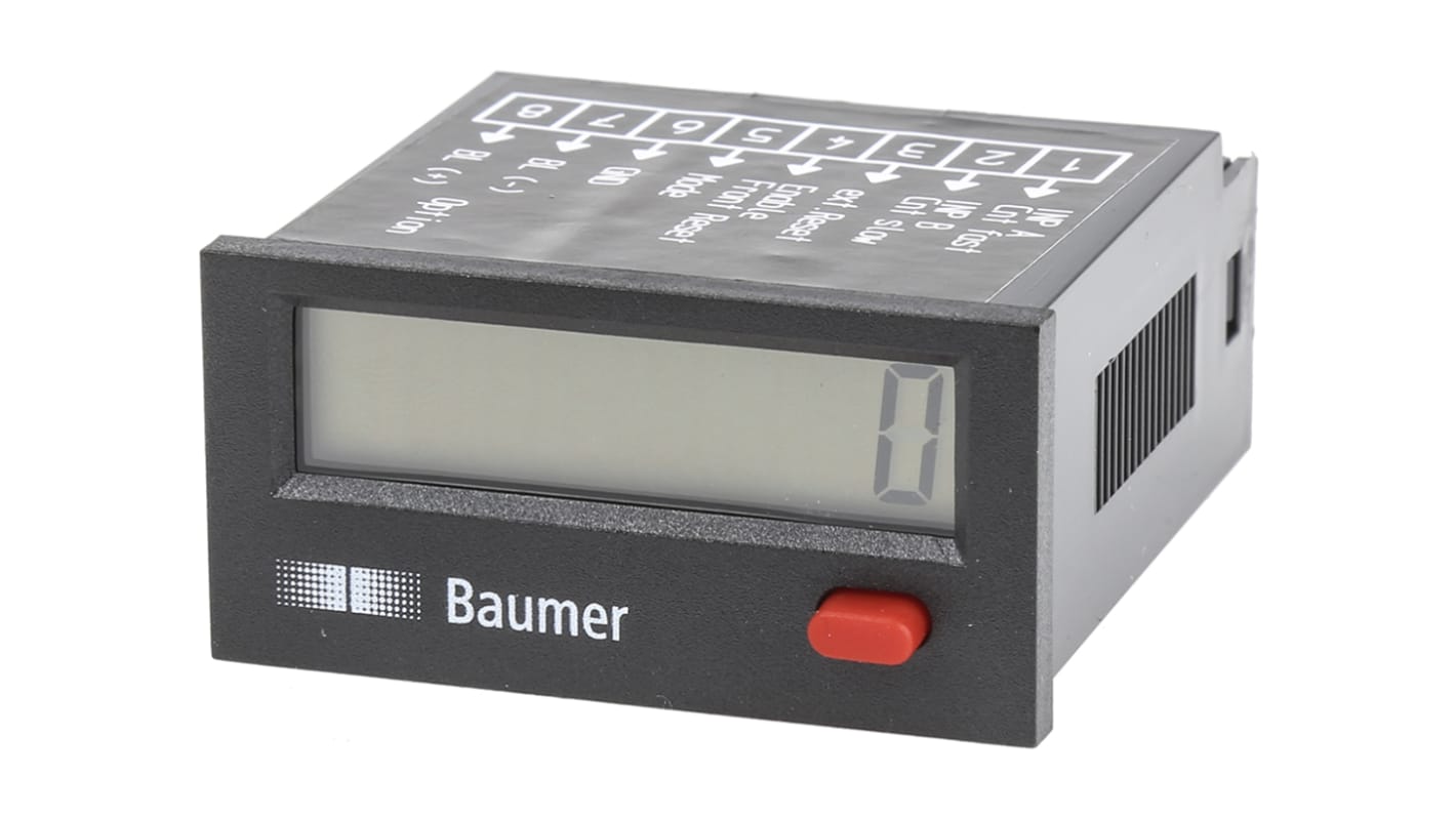 Rs-Online Contatore Baumer Impulsi 7kHz Display LCD 8 Cifre