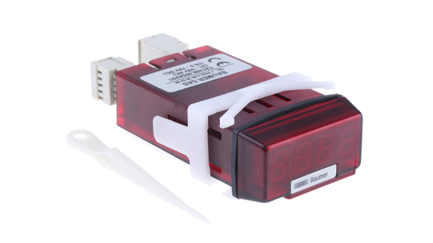 Rs-Online Contatore Baumer Rotazioni al minuto 7kHz display LED 4 cifre 10 5 → 70 V c.c. 21 → 53 V c.a