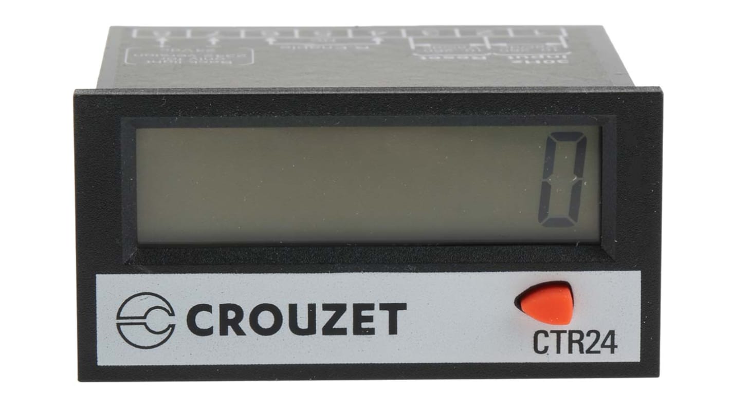 Rs-Online Contatore Crouzet Impulsi display LCD 8 cifre 260 V c.a./c.c