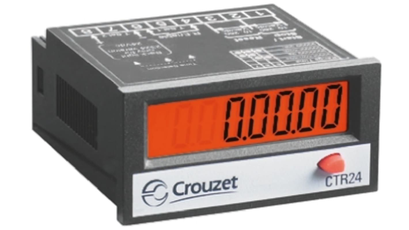 Rs-Online Contatore Crouzet Impulsi display LCD 8 cifre 30 V c.c. 260 V c.a