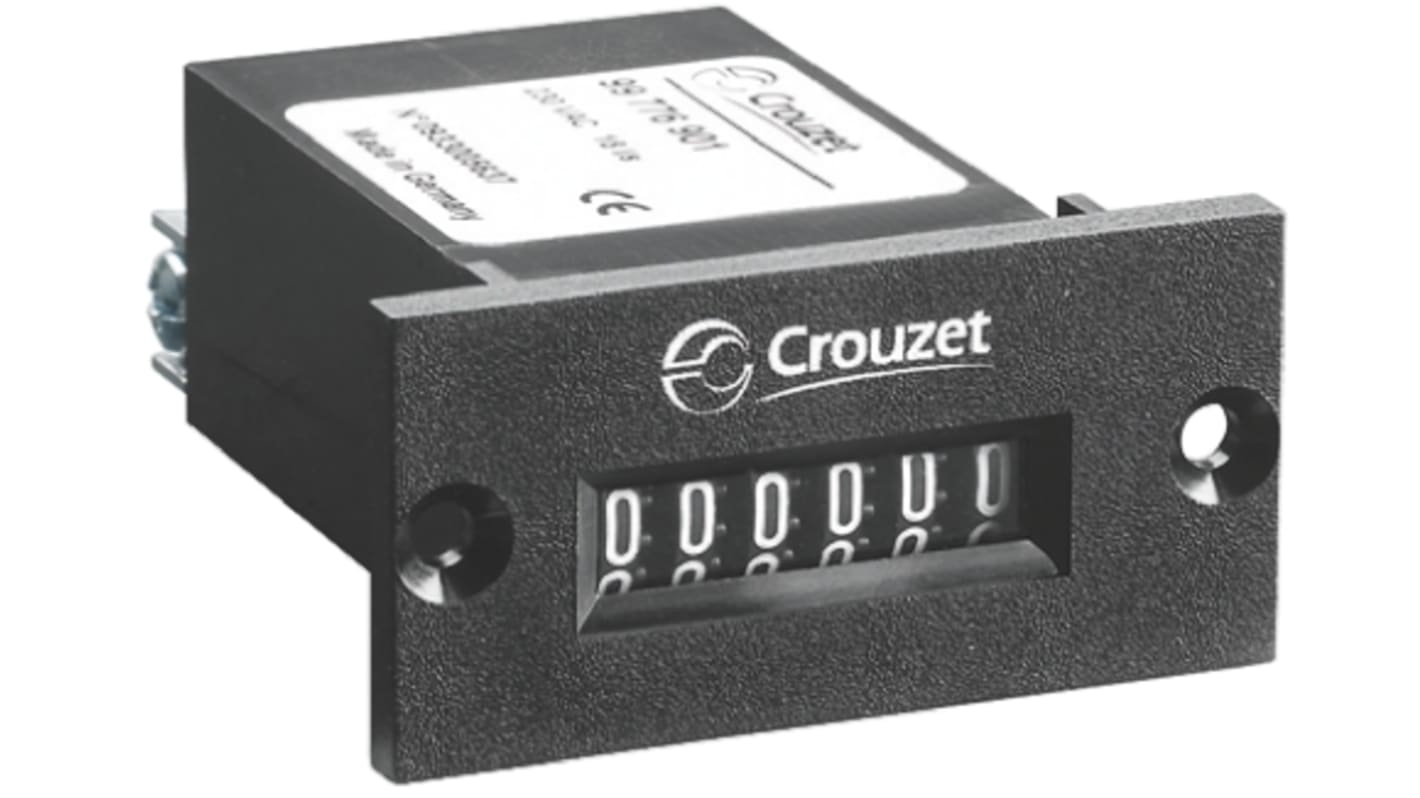 Rs-Online Contatore Crouzet Impulsi display Meccanico 6 cifre 230 V c.a