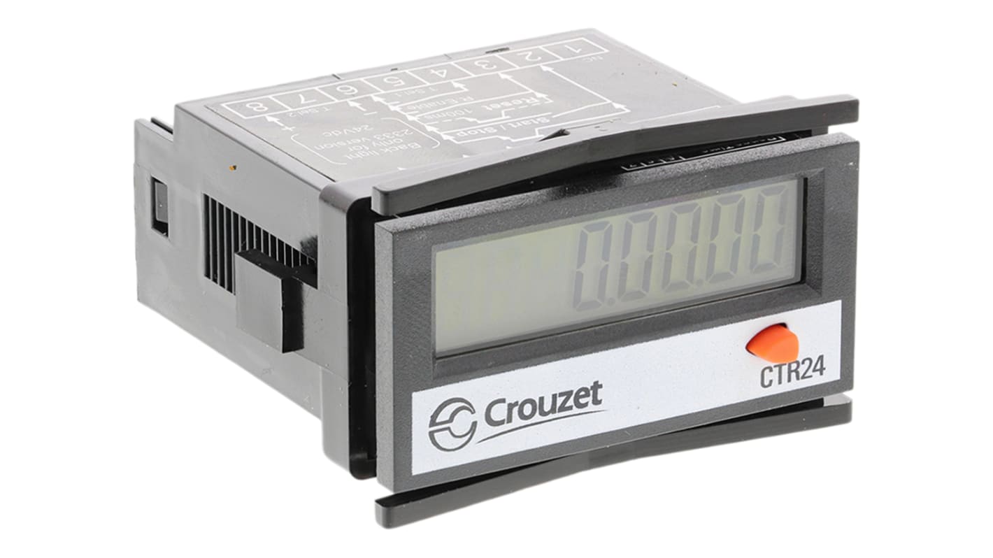 Rs-Online Contatore Crouzet Ore display LCD 8 cifre 260 V