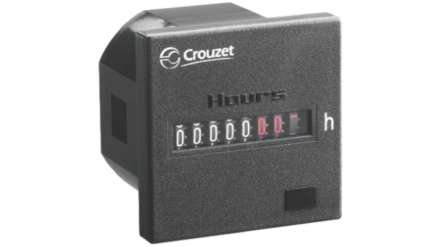 Rs-Online Contatore Crouzet Ore display Meccanico 7 cifre 20 → 30 V c.a
