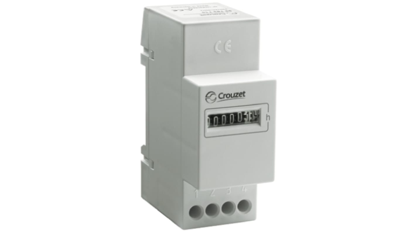 Rs-Online Contatore Crouzet Ore display Meccanico 7 cifre 24 V c.a