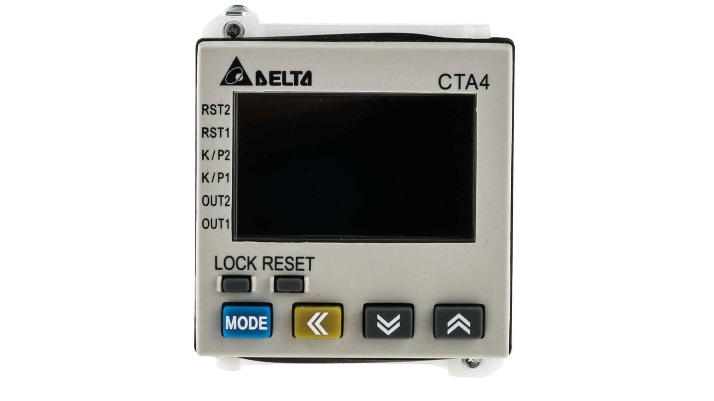 Rs-Online Contatore Delta Electronics Ore Minuti Secondi Impulsi 10kHz Display LCD 6 Cifre 100 → 250 V