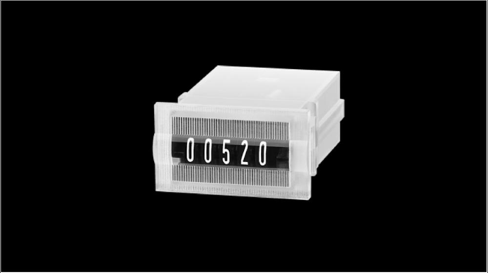 Rs-Online Contatore Elettromeccanico Kübler Impulso 25Hz Display Digitale 5 Cifre 12 V C.c