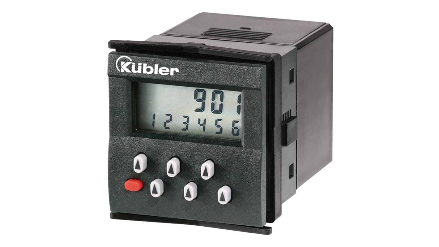 Rs-Online Contatore elettronico Kubler Impulso 30Hz display LCD 6 cifre Batteria da 3 6 V