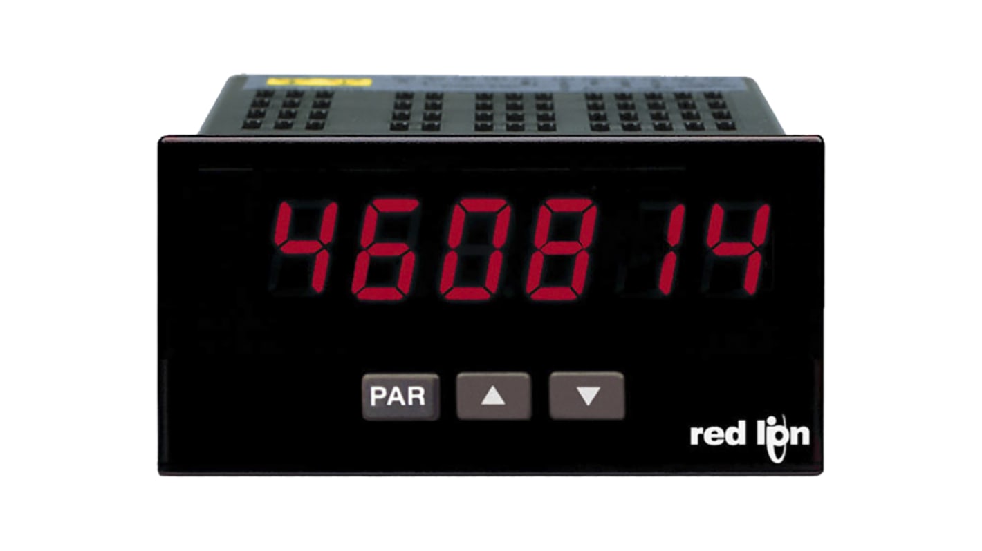 Rs-Online Contatore elettronico Red Lion 25kHz display LED 6 cifre 21 6 → 250 V c.c. 50 → 250 V c.a