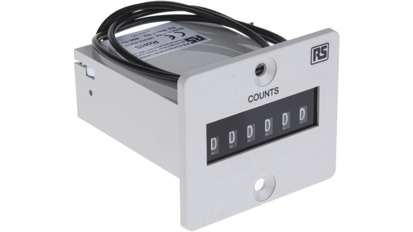 Rs-Online Contatore elettronico RS PRO Impulso 10Hz display Digitale 6 cifre 220 V c.c