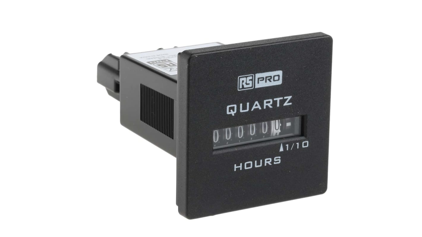 Rs-Online Contatore elettronico RS PRO Ore 50Hz display Analogico 6 cifre 90 → 264 V c.a