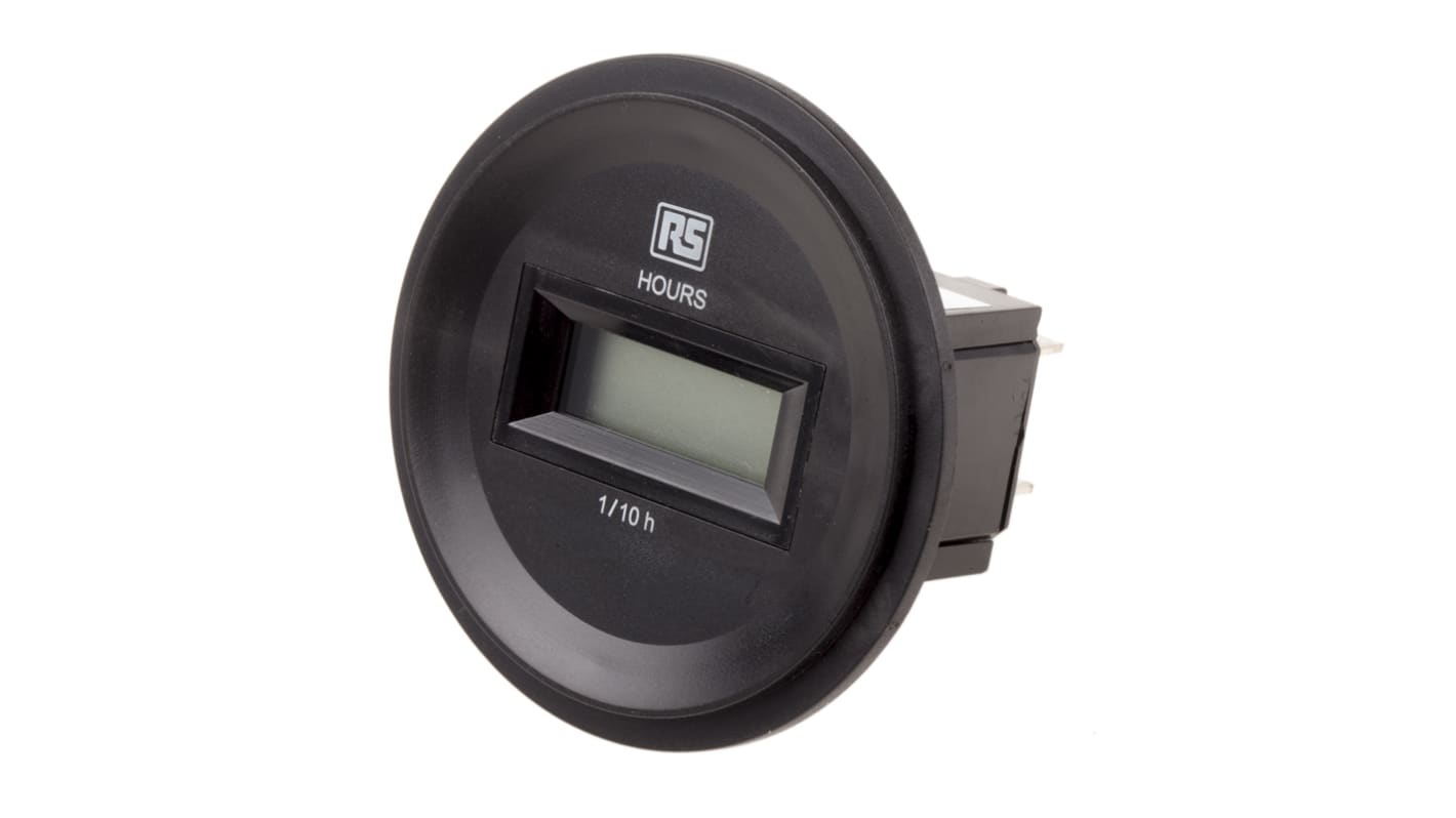 Rs-Online Contatore elettronico RS PRO Ore display LCD 6 cifre 10 → 80 V c.c
