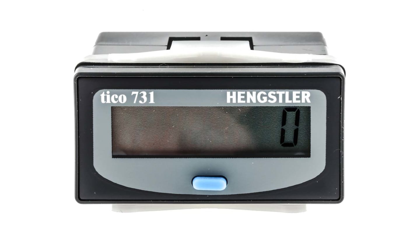 Rs-Online Contatore Hengstler Impulsi 20Hz display LCD 8 cifre 12 → 250 V c.a./c.c