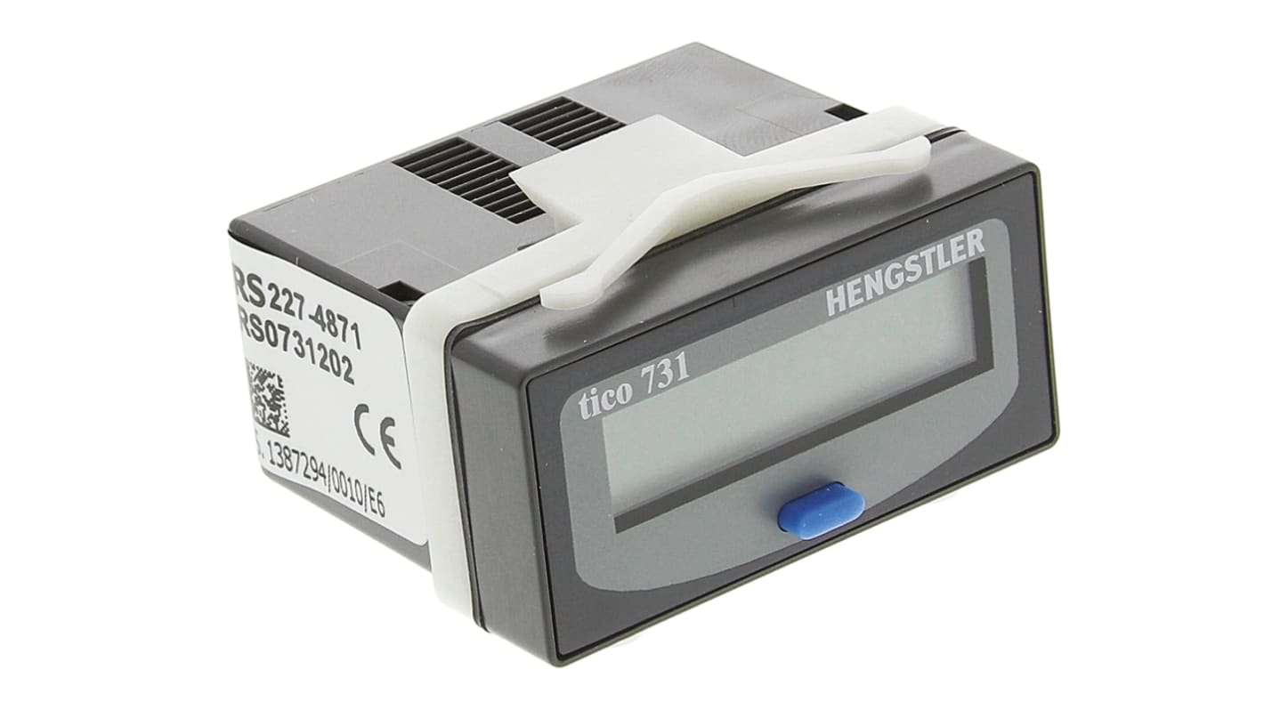 Rs-Online Contatore Hengstler Minuti 7.5kHz display LCD 8 cifre 12 → 24 V c.c