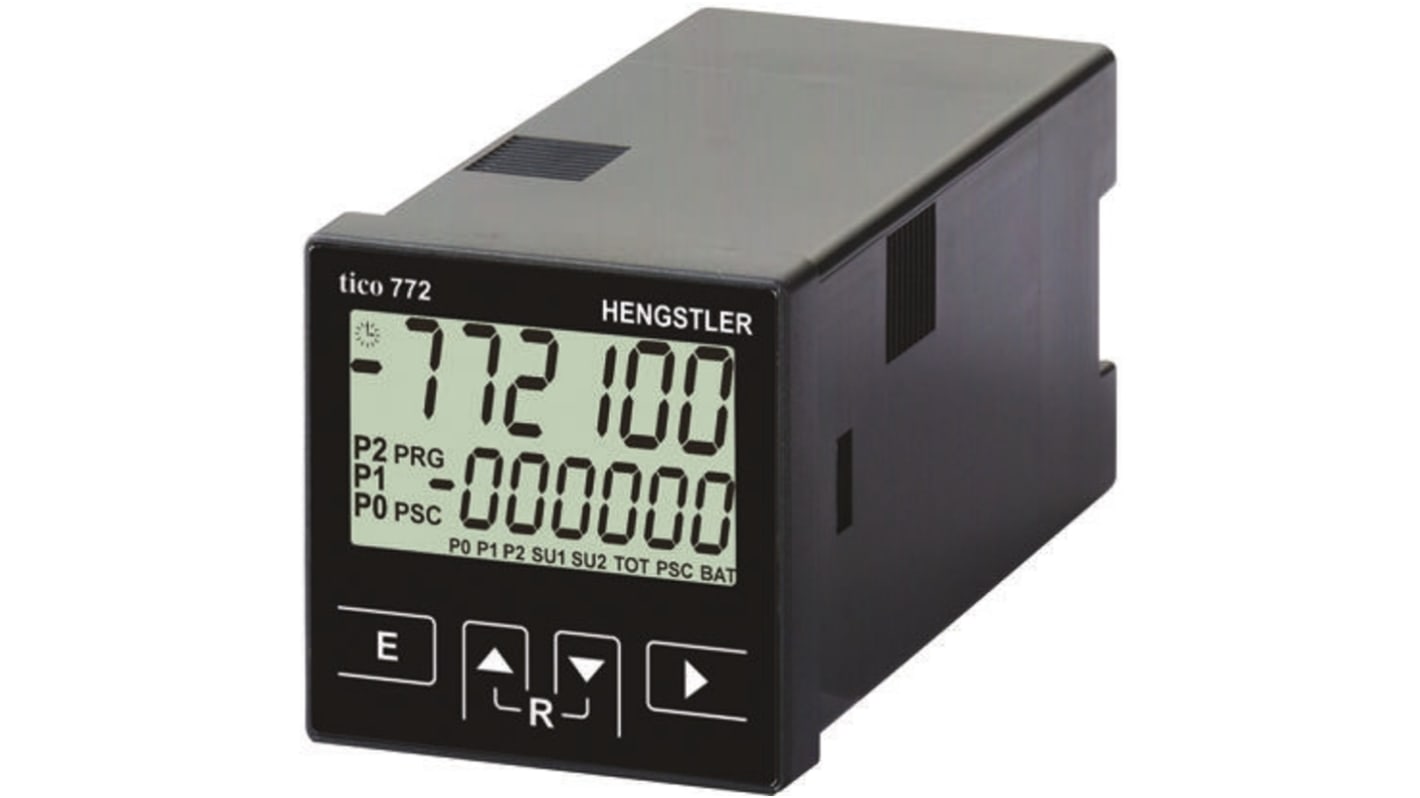 Rs-Online Contatore Hengstler Minuti Secondi 60kHz display LCD 6 cifre 24 V c.a
