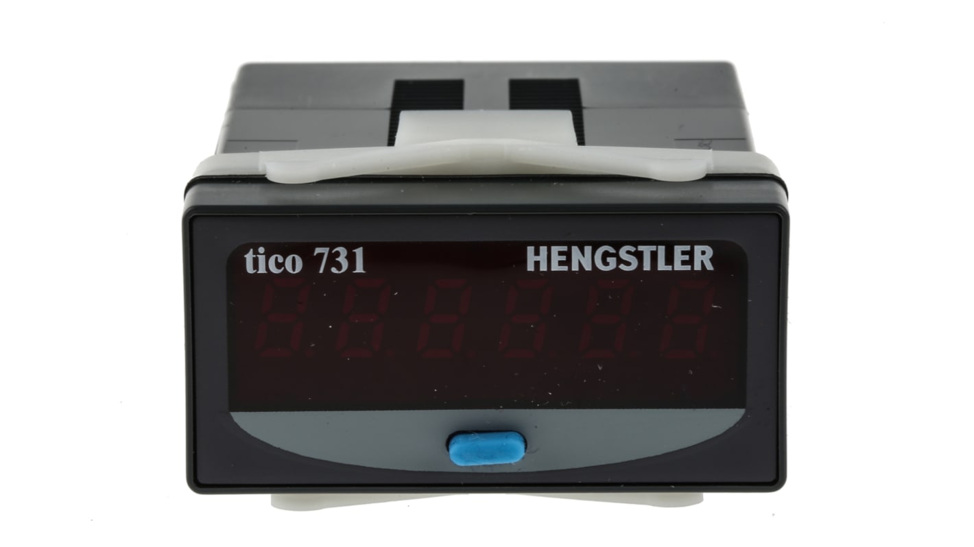 Rs-Online Contatore Hengstler Rotazioni al minuto 7.5kHz display LED 6 cifre 12 → 24 V c.c