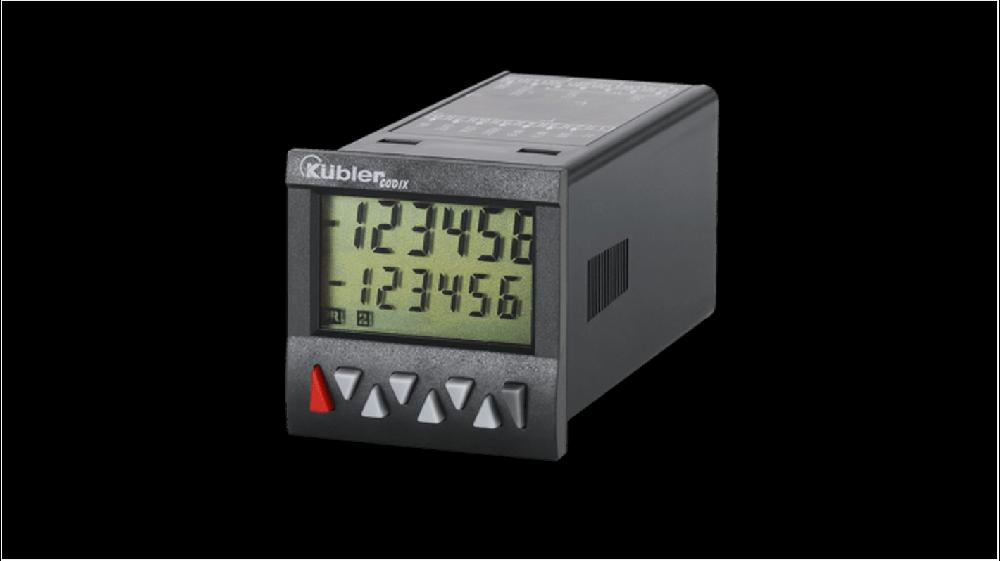 Rs-Online Contatore Kübler Frequenza Impulso Tempo 65kHz Display LCD 6 Cifre 10 → 30 V C.c
