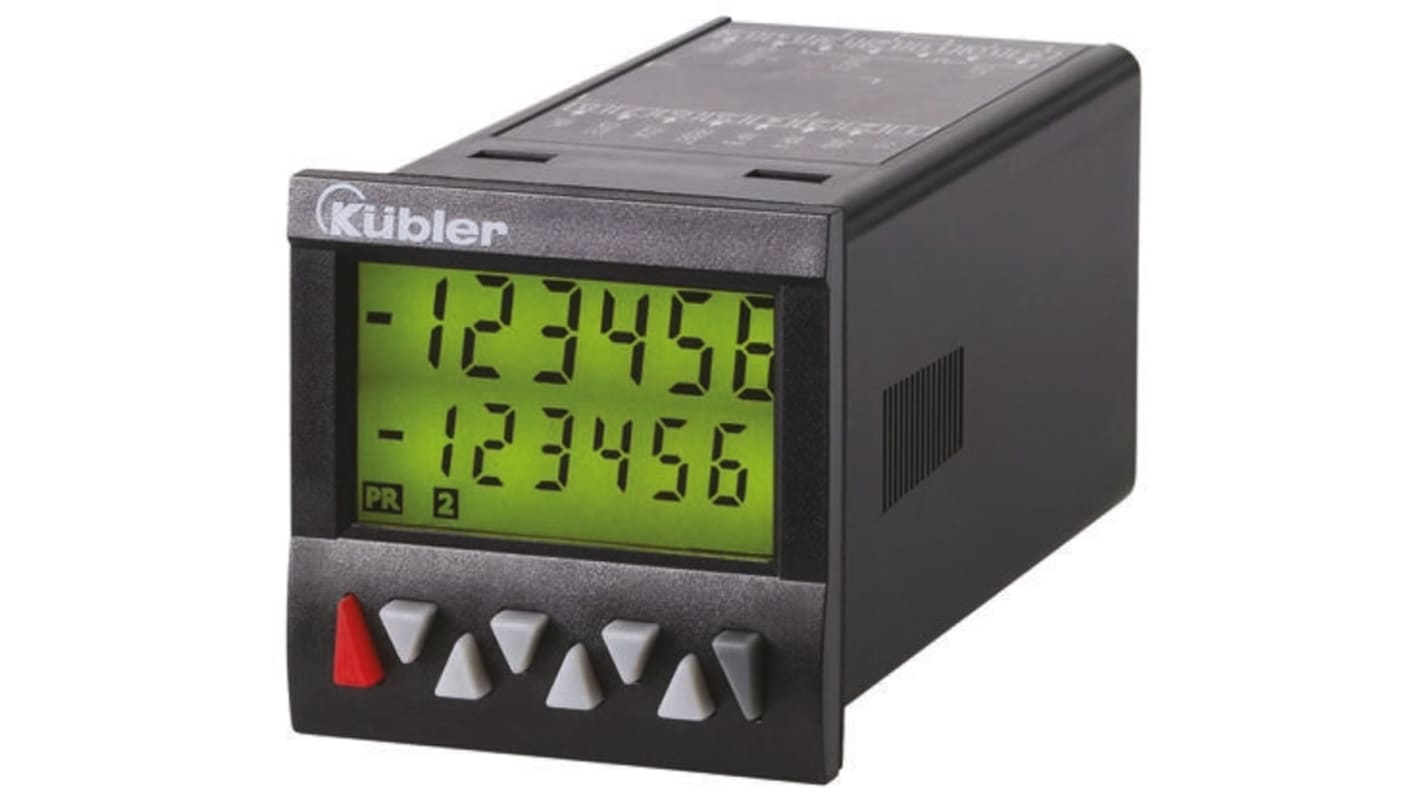 Rs-Online Contatore Kübler Frequenza impulso tempo 65kHz display LCD 6 cifre 10 → 30 V c.c