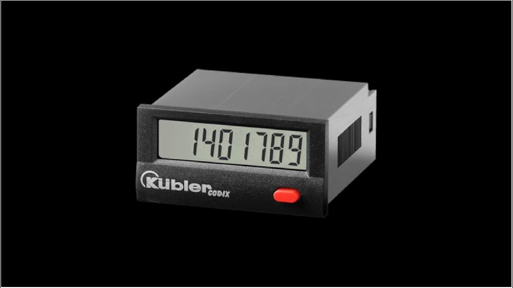 Rs-Online Contatore Kübler Impulsi 8kHz display LCD 7 cifre 10 → 30 V c.c