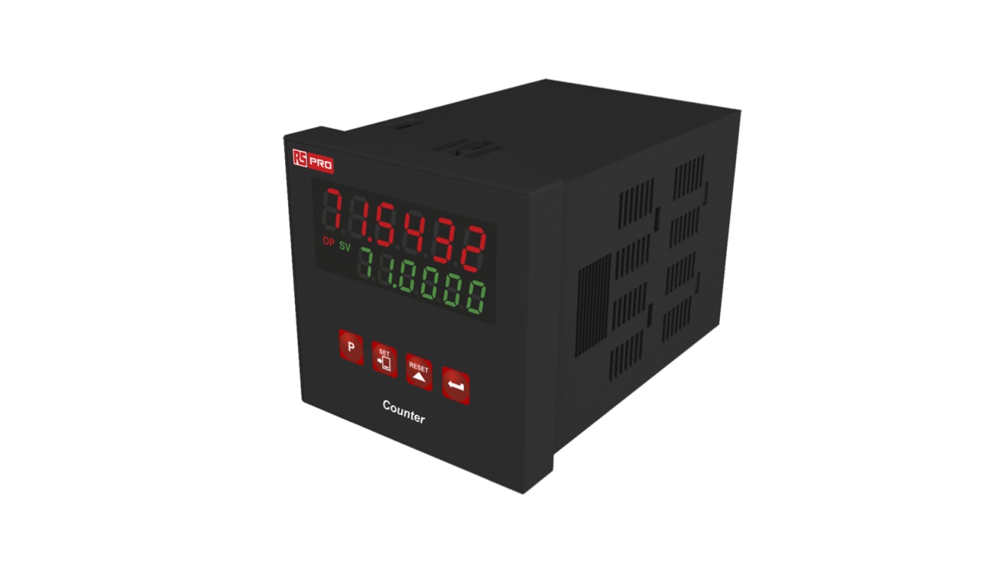 Rs-Online Contatore Meccanico RS PRO Contatore 20kHz display LED 6 cifre 24 V