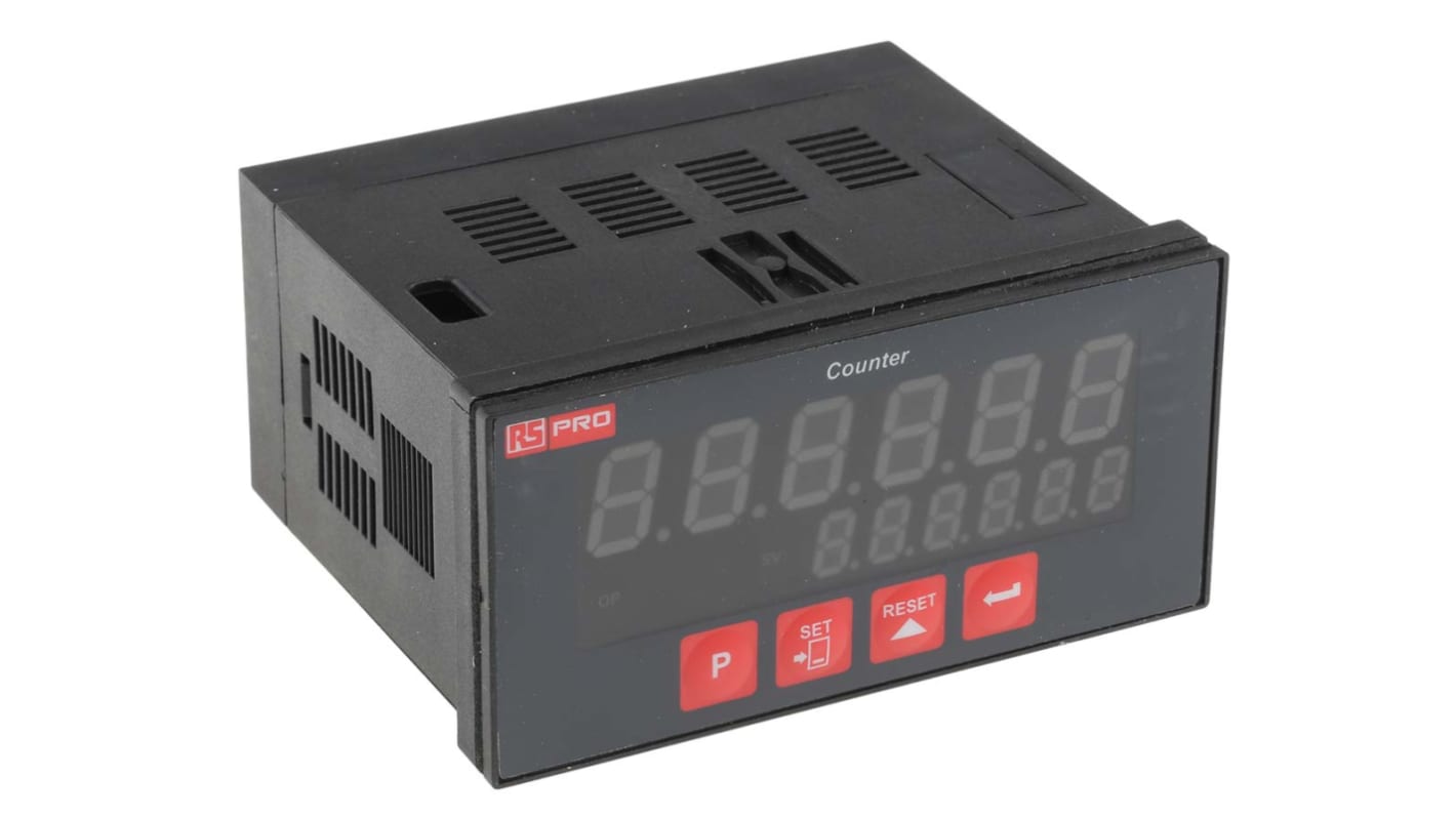 Rs-Online Contatore Meccanico RS PRO Impulsi 20kHz display LED 6 cifre 24 V