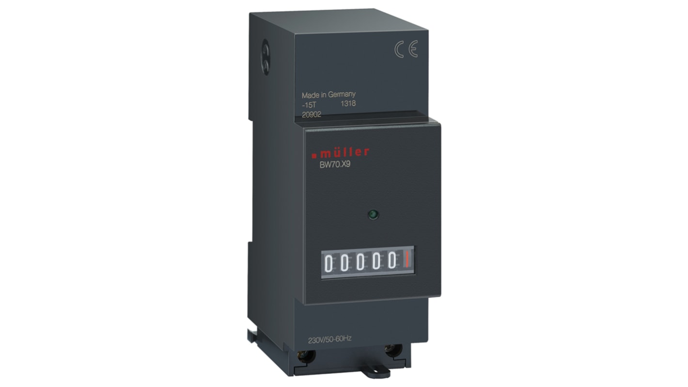 Rs-Online Contatore Muller Ore display LED 5 cifre 12 → 48 V