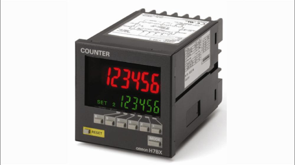 Rs-Online Contatore Omron 30Hz display LCD trasmissivo negativo retroilluminato a 7 segmenti 6 cifre 240 V c.a