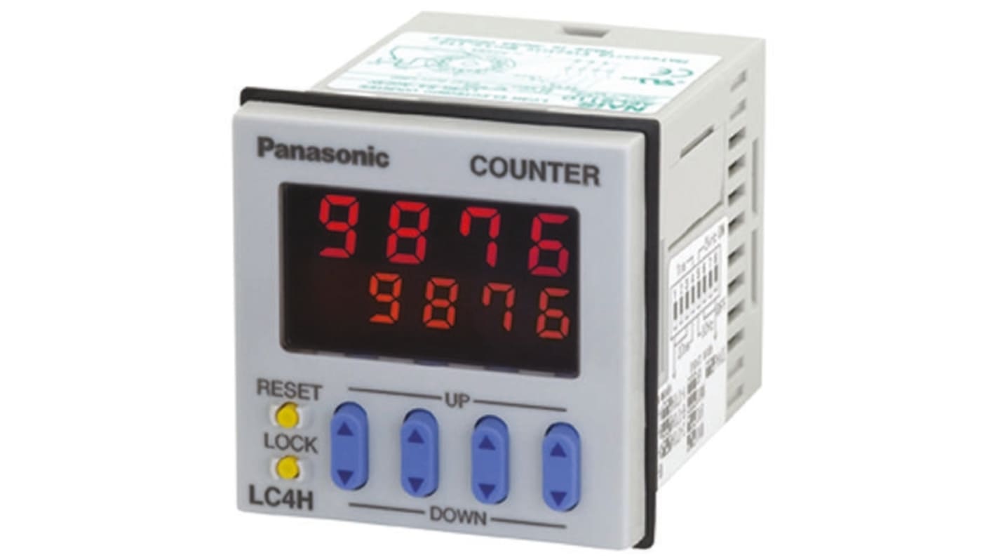 Rs-Online Contatore Panasonic 5kHz display LCD 4 cifre 240 V c.a