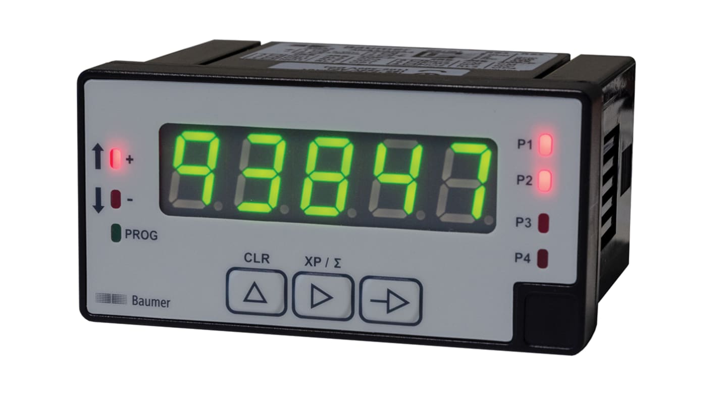 Rs-Online Contatore preimpostato Baumer Frequenza impulso tempo 15kHz display LED 5 cifre 10 5→ 70 V c.c