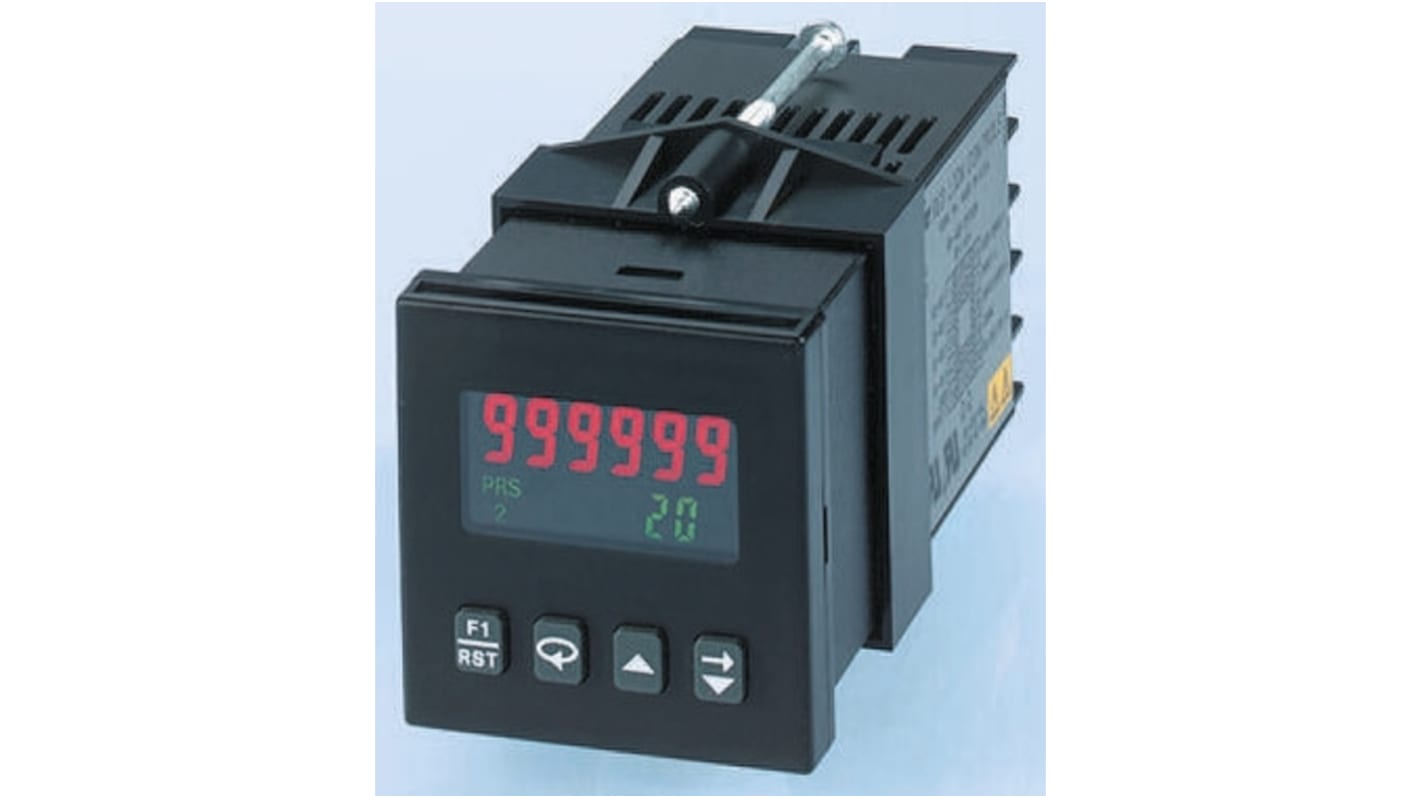 Rs-Online Contatore Red Lion Secondi display LCD 6 cifre 85 → 250 V c.a