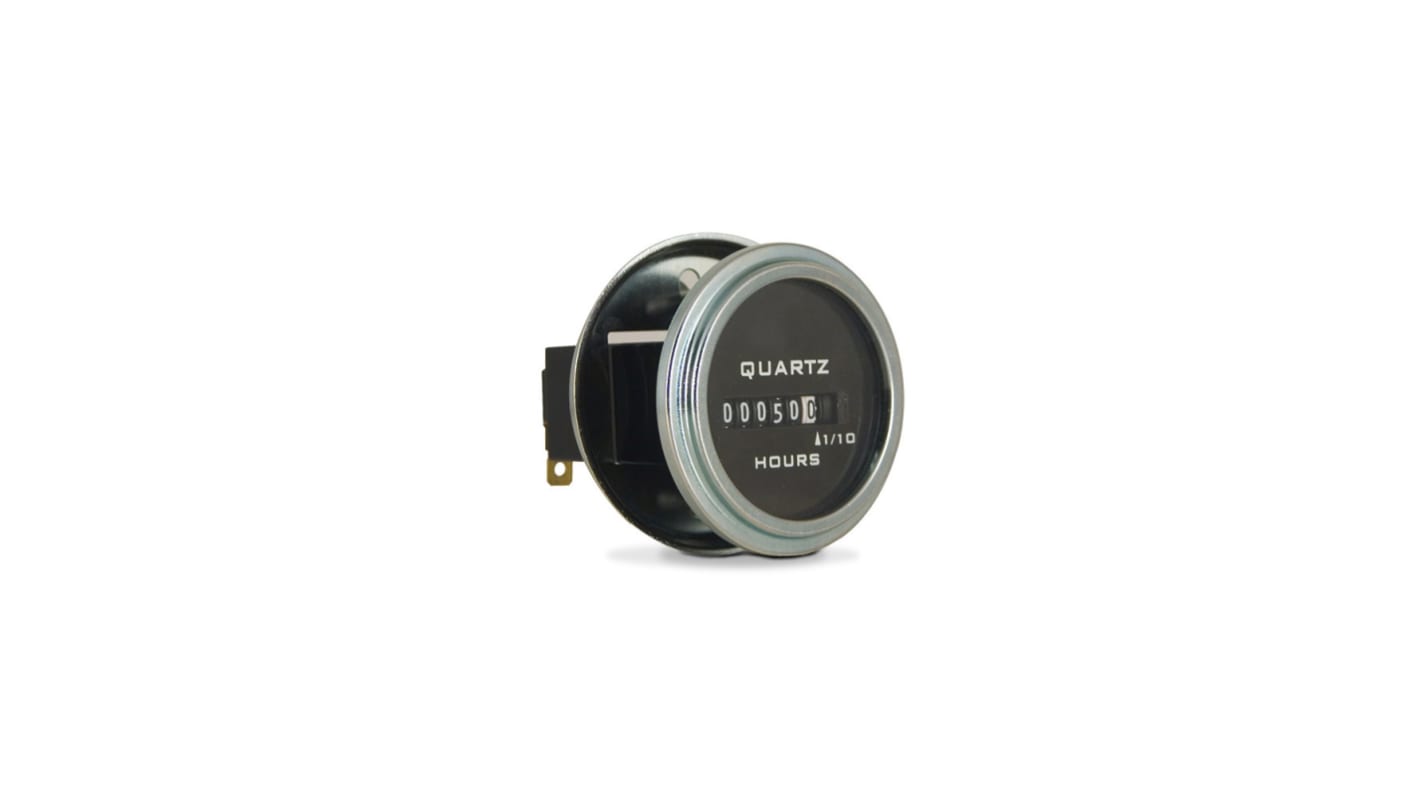 Rs-Online Contatore Trumeter Ore display Analogico 6 cifre 10 → 80 V c.c