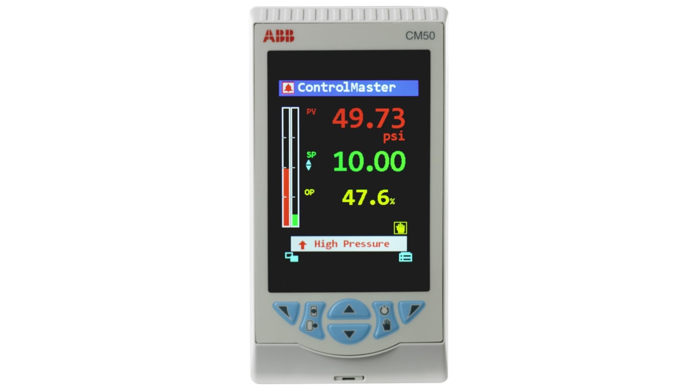 Rs-Online Controller ABB CM50 100 → 240 V c.a. 144 x 76mm 5 uscite Analogico digitale relè