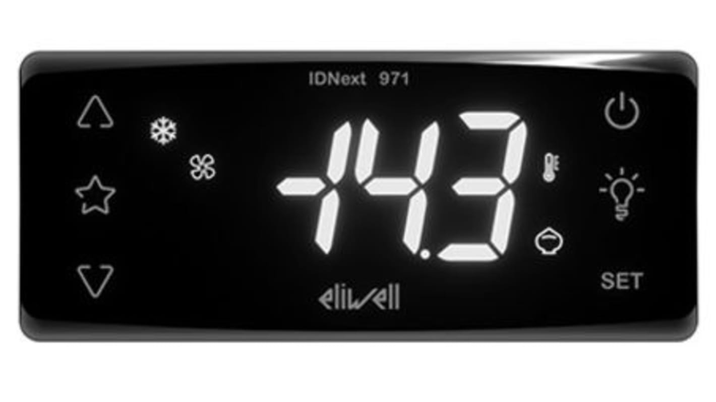 Rs-Online Controller Eliwell ID NEXT 12 V 80.5mm 2 Uscite Relè