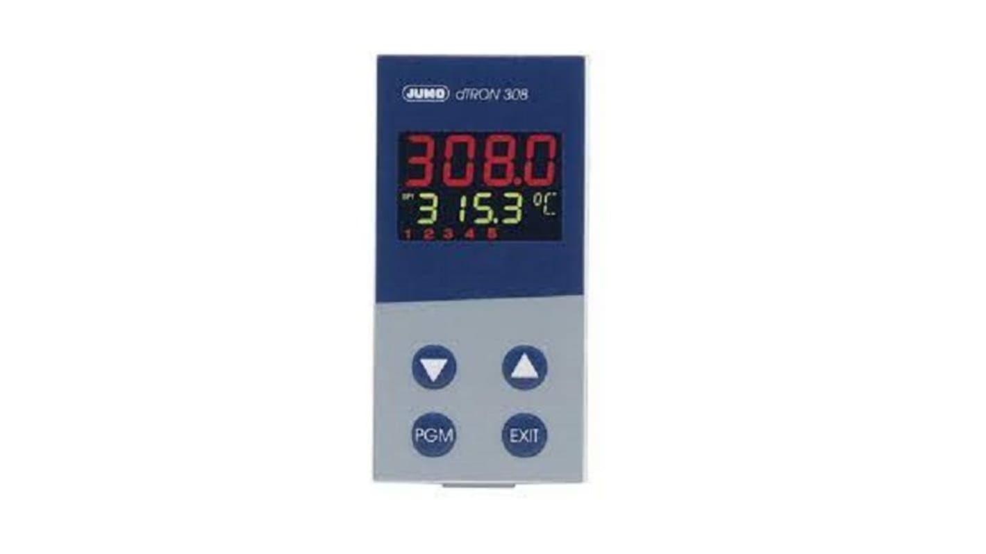 Rs-Online Controller Jumo JUMO dTRON 308 110 → 240 V 48 x 96mm 4 uscite Relè