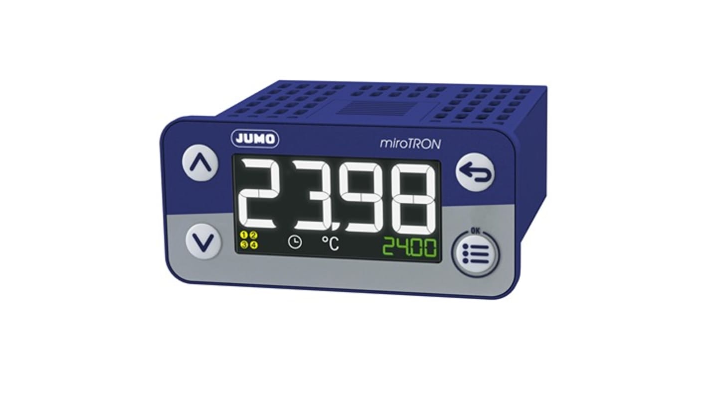 Rs-Online Controller Jumo miroTRON 12 → 24 V c.c. 69 x 62 x 36mm 2 uscite Relè