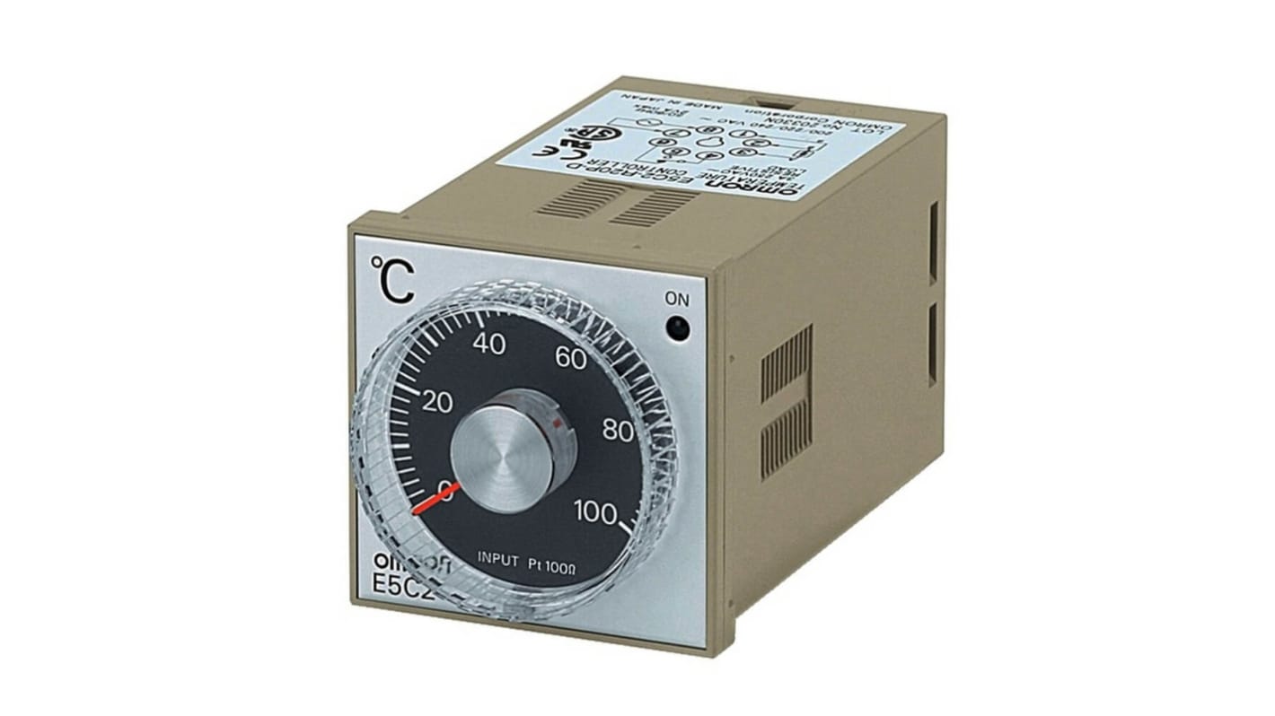 Rs-Online Controller Omron E5C2 100 → 240 V c.a. 48 x 48mm 3 dedicati uscite Relè