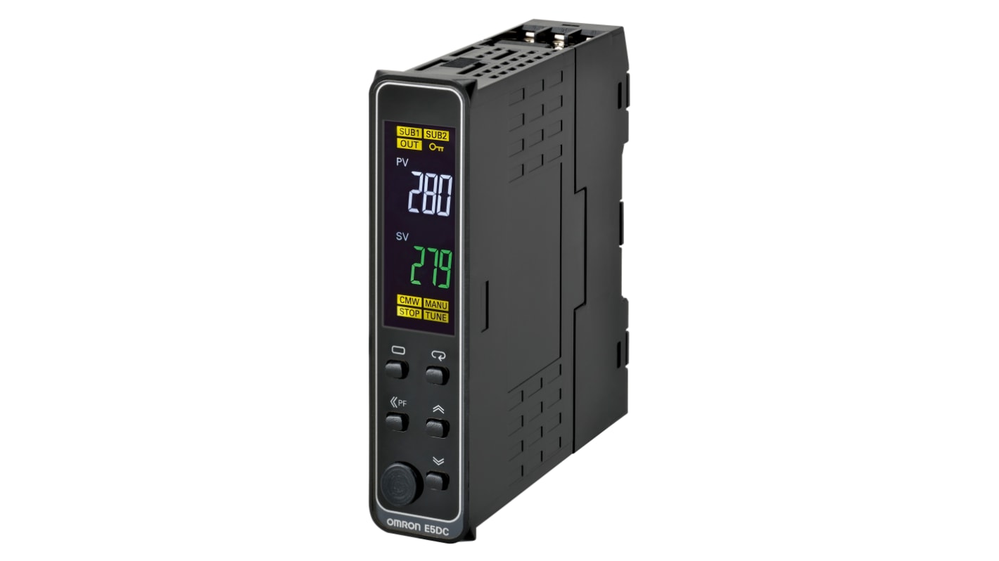 Rs-Online Controller Omron E5DC 100 → 240 V c.a. 85 x 22.5mm 2 dedicati uscite Relè