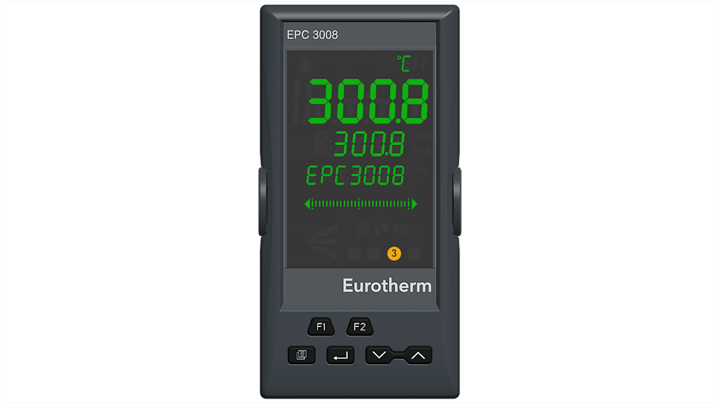 Rs-Online Controller PID Eurotherm EPC3008 100 → 230 V c.a. 48 x 96mm 1 relè