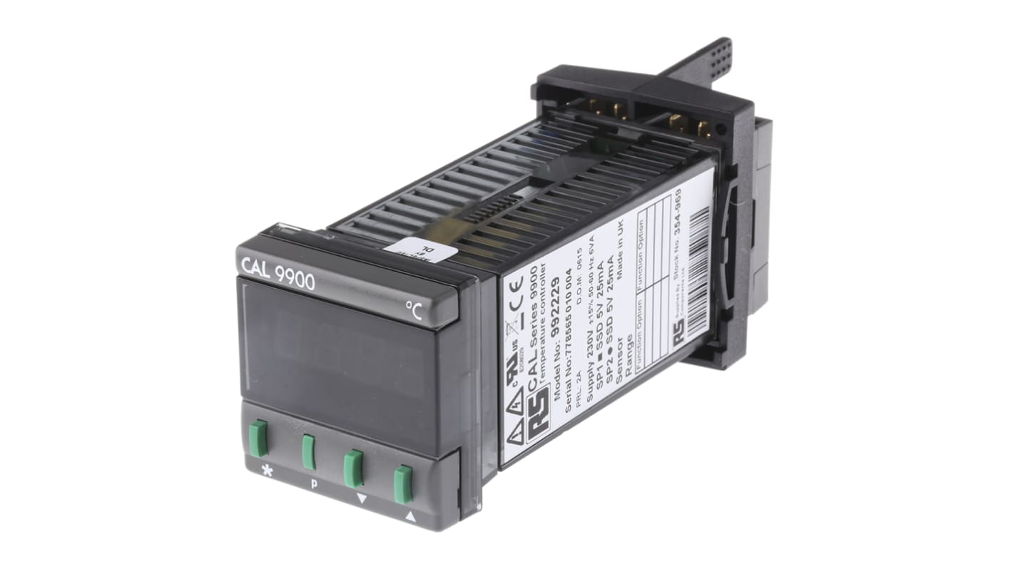 Rs-Online Controllore di temperatura PID 992.22C 48 x 48 (1/16 DIN)mm tensione 230 V ca 2 uscite
