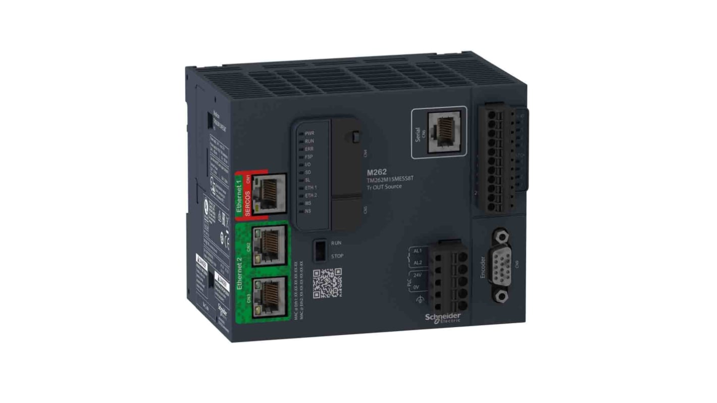 Rs-Online Controllore logico Schneider Electric M262 ingressi: 4 uscite: 4 8 I/O