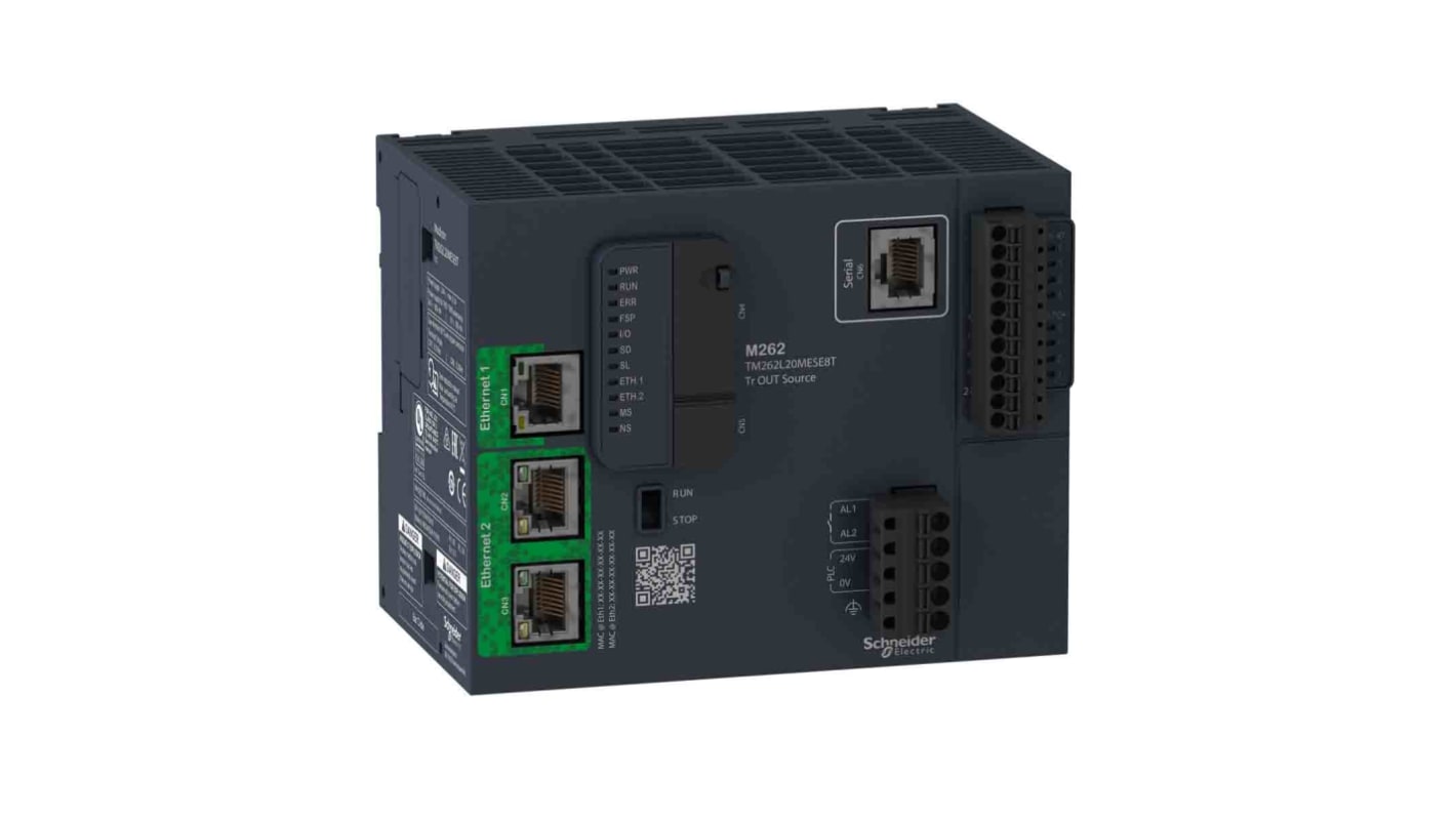 Rs-Online Controllore logico Schneider Electric M262 ingressi: 4 uscite: 4 8 I/O